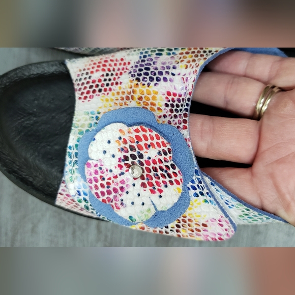 Flexus Italian Comfort "Vera Pelle" anatomic Slides size 8 (sa102) - Picture 8 of 11